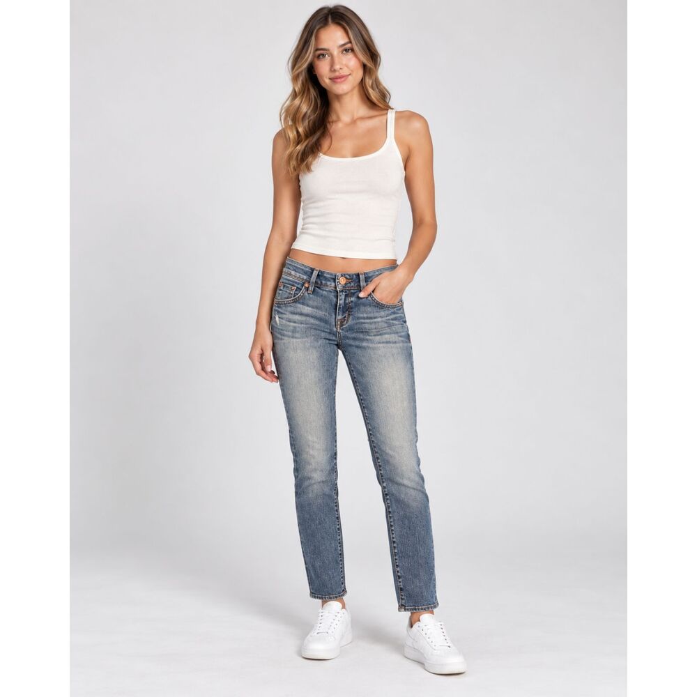 Hudson Jeans Nicole Ankle Skinny Hollywoodland Wash Flap Pockets